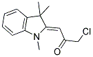 1-CHLORO-3-(1,3,3-TRIMETHYL-1,3-DIHYDRO-INDOL-2-YLIDENE)-PROPAN-2-ONE Struktur