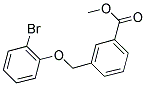 3-(2-BROMO-PHENOXYMETHYL)-BENZOIC ACID METHYL ESTER Struktur