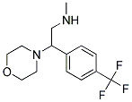 (2-MORPHOLIN-4-YL-2-[4-(TRIFLUOROMETHYL)PHENYL]ETHYL)METHYLAMINE Struktur