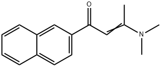 (E)-3-(DIMETHYLAMINO)-1-(2-NAPHTHYL)-2-BUTEN-1-ONE Struktur