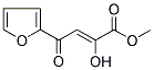 METHYL (2Z)-4-(2-FURYL)-2-HYDROXY-4-OXOBUT-2-ENOATE Struktur