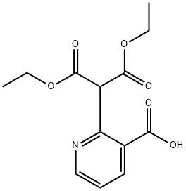 2-[2-ETHOXY-1-(ETHOXYCARBONYL)-2-OXOETHYL]NICOTINIC ACID Struktur