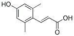 3-(4-HYDROXY-2,6-DIMETHYL-PHENYL)-ACRYLIC ACID Struktur