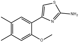 4-(2-METHOXY-4,5-DIMETHYL-PHENYL)-THIAZOL-2-YLAMINE Struktur