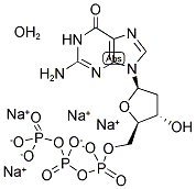 2'-DEOXY-GUANOSINE-5' -TRIPHOSPHATE (SODIUM SALT, HYDRATE) Struktur