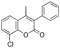 8-CHLORO-4-METHYL-3-PHENYLCOUMARIN Struktur