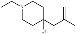 1-ETHYL-4-(2-METHYL-ALLYL)-PIPERIDIN-4-OL Struktur