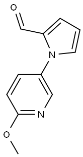 1-(6-METHOXY-3-PYRIDINYL)-1H-PYRROLE-2-CARBALDEHYDE Struktur