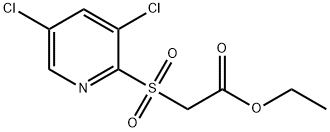 ETHYL 2-[(3,5-DICHLORO-2-PYRIDINYL)SULFONYL]ACETATE Struktur