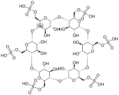 ALPHA-CYCLODEXTRIN SULFATE Struktur