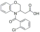 2-[4-(2-CHLOROBENZOYL)-3,4-DIHYDRO-2H-1,4-BENZOXAZIN-3-YL]ACETIC ACID Struktur