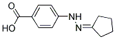 4-(N'-CYCLOPENTYLIDENE-HYDRAZINO)-BENZOIC ACID Struktur