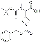 N-A-BOC-(3-N-CBZ-AZETIDINYL) GLYCINE Struktur