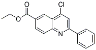 ETHYL 4-CHLORO-2-PHENYLQUINOLINE-6-CARBOXYLATE Struktur