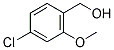 4-CHLORO-2-METHOXYBENZYL ALCOHOL Struktur