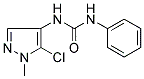 N-(5-CHLORO-1-METHYL-1H-PYRAZOL-4-YL)-N'-PHENYLUREA Struktur