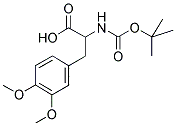 BOC-3,4-DIMETHOXY-DL-PHENYLALANINE Struktur