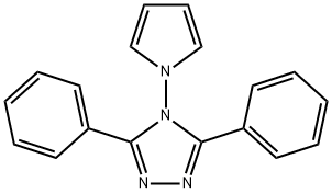 3,5-DIPHENYL-4-(1H-PYRROL-1-YL)-4H-1,2,4-TRIAZOLE Struktur