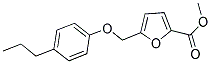 5-(4-PROPYL-PHENOXYMETHYL)-FURAN-2-CARBOXYLIC ACID METHYL ESTER Struktur