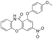 1-(4-METHOXYPHENOXY)-3-NITRODIBENZO[B,F][1,4]OXAZEPIN-11(10H)-ONE Struktur