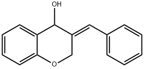 3-[(E)-PHENYLMETHYLIDENE]-4-CHROMANOL Struktur