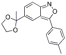 5-(2-METHYL-1,3-DIOXOLAN-2-YL)-3-(4-METHYLPHENYL)-2,1-BENZISOXAZOLE Struktur