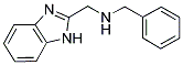 N-(1H-BENZIMIDAZOL-2-YLMETHYL)-N-BENZYLAMINE Struktur