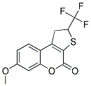 1,2-DIHYDRO-7-METHOXY-2-TRIFLUOROMETHYL-4H-THIENO-[2,3-C]-CHROMENE-4-ONE Struktur