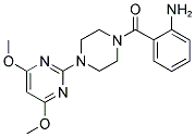 1-(2-AMINOBENZOYL)-4-(4,6-DIMETHOXYPYRIMIDIN-2-YL)PIPERAZINE Struktur