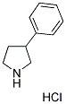 3-PHENYLPYRROLIDINE HYDROCHLORIDE Structure