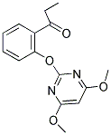 O-(4,6-DIMETHOXYPYRIMIDIN-2-YL)-2-PROPIONYLPHENOL Struktur