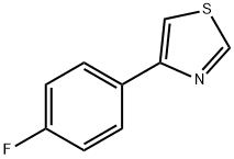 4-(4-FLUOROPHENYL)-1,3-THIAZOLE Struktur