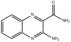 3-AMINOQUINOXALINE-2-CARBOXAMIDE Struktur