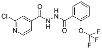 N'-(2-CHLOROISONICOTINOYL)-2-(TRIFLUOROMETHOXY)BENZOHYDRAZIDE Struktur