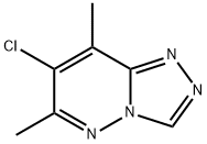 7-CHLORO-6,8-DIMETHYL[1,2,4]TRIAZOLO[4,3-B]PYRIDAZINE Struktur