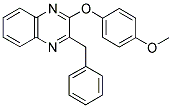 2-BENZYL-3-(4-METHOXYPHENOXY)QUINOXALINE Struktur