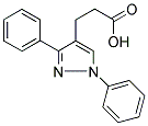 1,3-DIPHENYLPYRAZOLE-4-PROPIONIC ACID Struktur