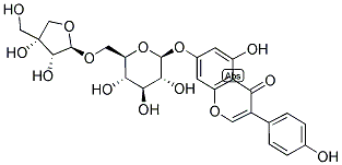 GENISTEIN 7-O-APIOSYL-(1,6)-GLUCOSIDE Struktur