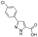 3-(4-CHLOROPHENYL)-1H-PYRAZOLE-5-CARBOXYLIC ACID Struktur