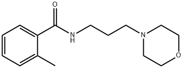 2-METHYL-N-(3-MORPHOLIN-4-YLPROPYL)BENZAMIDE Struktur