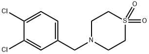 4-(3,4-DICHLOROBENZYL)-1LAMBDA6,4-THIAZINANE-1,1-DIONE Struktur