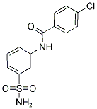 4-CHLORO-N-(3-SULFAMOYL-PHENYL)-BENZAMIDE Struktur