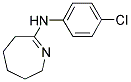 (4-CHLORO-PHENYL)-(4,5,6,7-TETRAHYDRO-3H-AZEPIN-2-YL)-AMINE Struktur