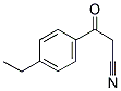 4-ETHYLBENZOYLACETONITRILE Struktur