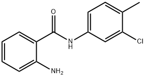 2-AMINO-N-(3-CHLORO-4-METHYLPHENYL)BENZAMIDE Struktur