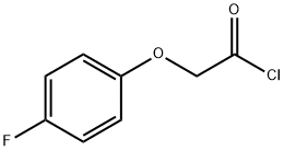 (4-FLUOROPHENOXY)ACETYL CHLORIDE Struktur