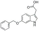 6-BENZYLOXYINDOLE-3-ACETIC ACID Struktur