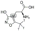 AMINO-3-HYDROXY-5-METHYLISOXAZOLE-4-PROPRIONIC ACID, S-ALPHA-[5-METHYL-3H]- Struktur