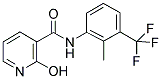 2-HYDROXY-N-[2-METHYL-3-(TRIFLUOROMETHYL)PHENYL]NICOTINAMIDE Struktur