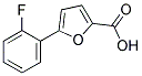 5-(2-FLUORO-PHENYL)-FURAN-2-CARBOXYLIC ACID Struktur